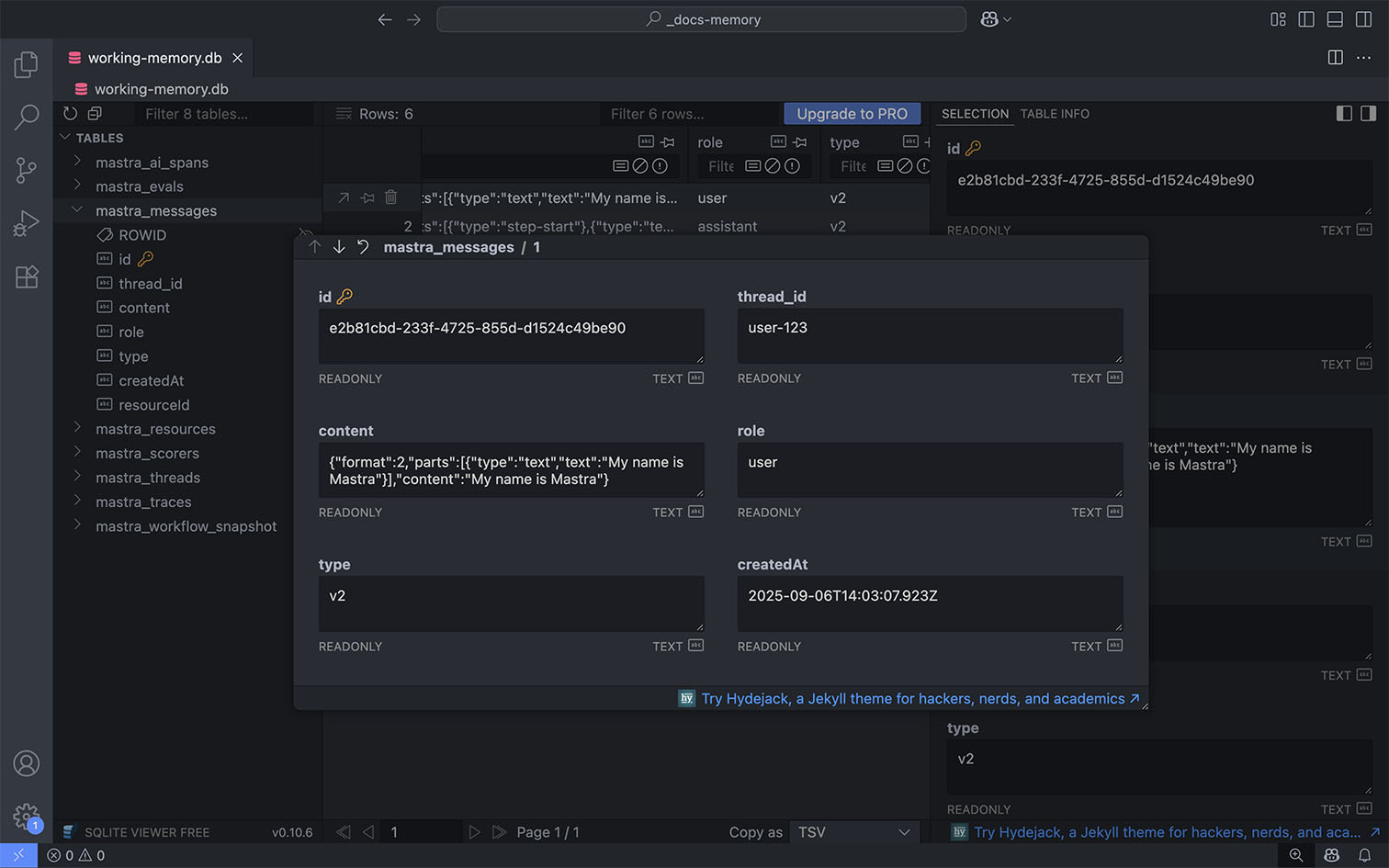 SQLite Viewer